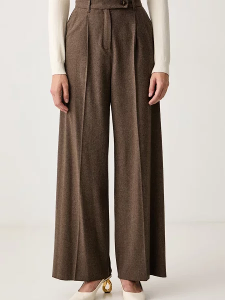 Marella pantaloni de costum pentru femei cu amestec de lână Emme by maro