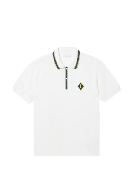 Tricou polo Lacoste alb