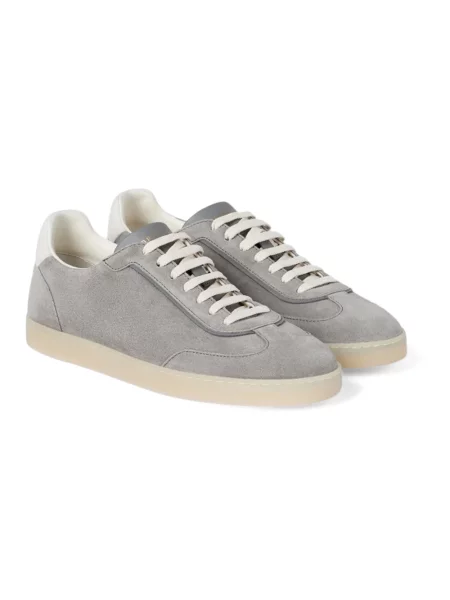 Sneakersy Brunello Cucinelli zamszowe szare