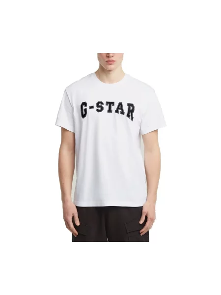 Majica G-star Raw od filca bijela