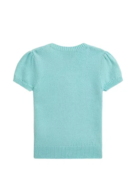 Koszulka polo dziecięca Polo Ralph Lauren niebieska
