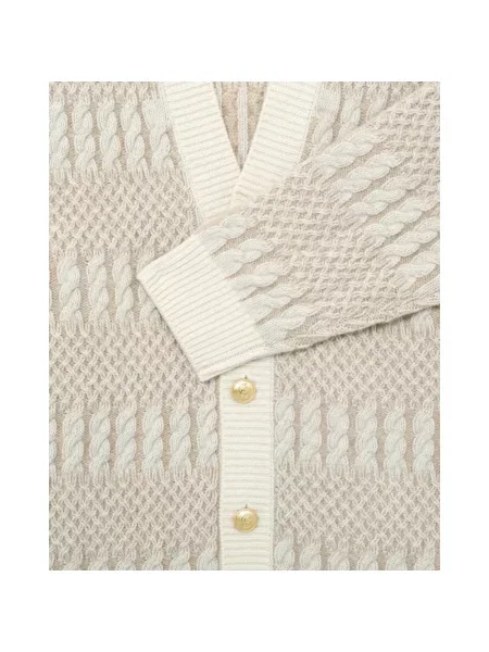 Sweter Drole De Monsieur wełniany beżowy