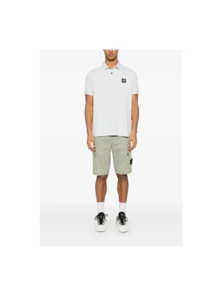 Koszulka polo Stone Island z kamieniami niebieska