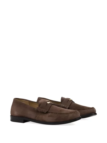 Szarvasbőr loafer Rhude autogrammal barna