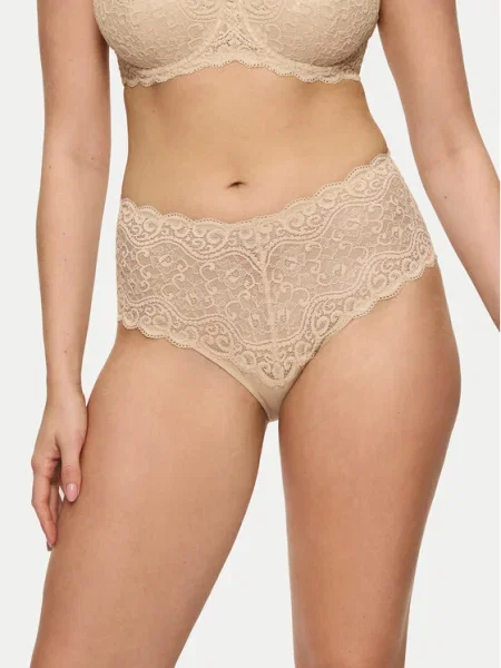 Triumph Класически бикини с висока талия Amourette бежов