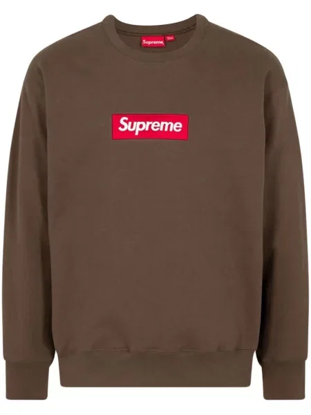 Hanorac crewneck Supreme maro
