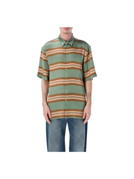 Koszula Dries Van Noten zielona