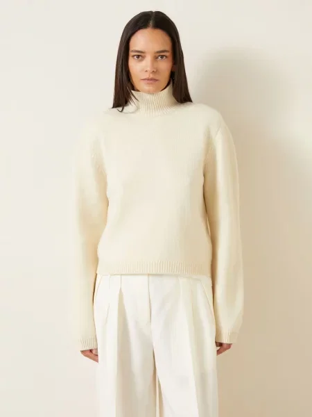 Róhe Sweter Z Kaszmiru weiss