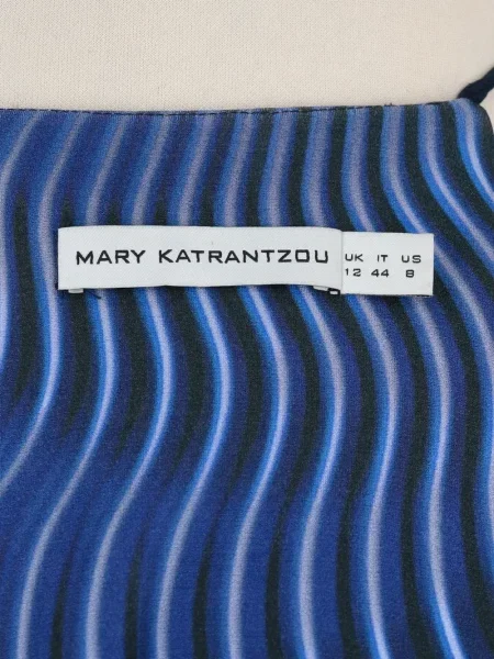 Top Mary Katrantzou niebieski