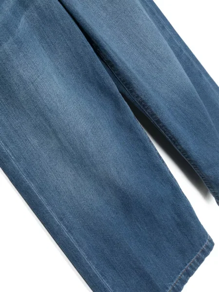 Szerokie jeansy dziecięce Polo Ralph Lauren niebieskie