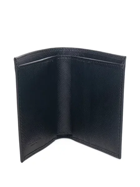 Portofel Kiton din piele cu autograf negru