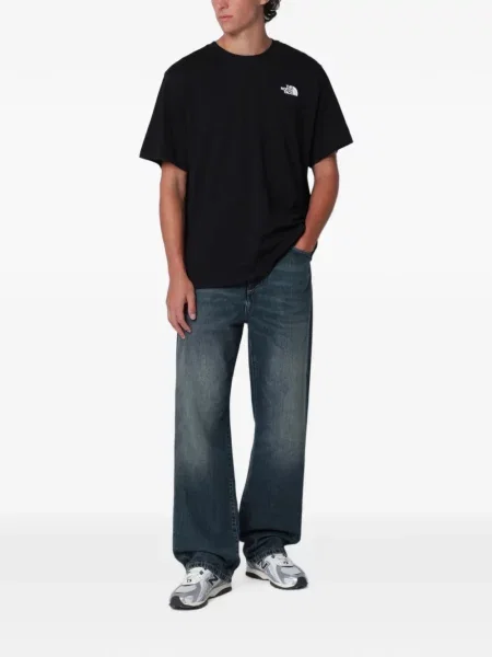 Tricou The North Face cu imagine negru