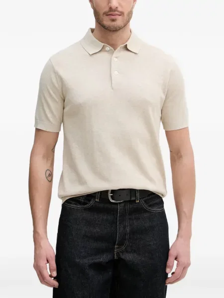 Tricou polo Barbour cu broderie