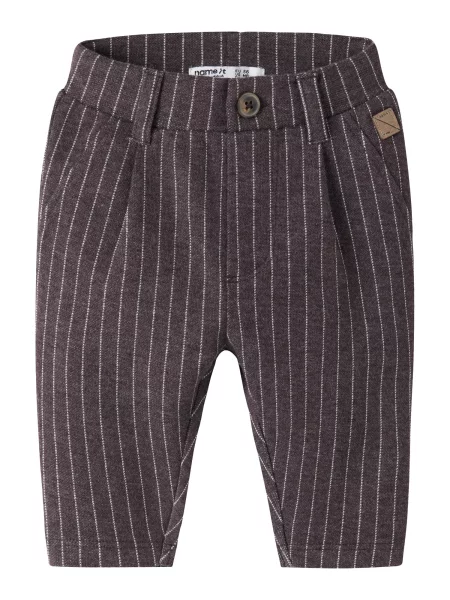 NAME IT Pantaloni NBMRobino ciocolatiu alb