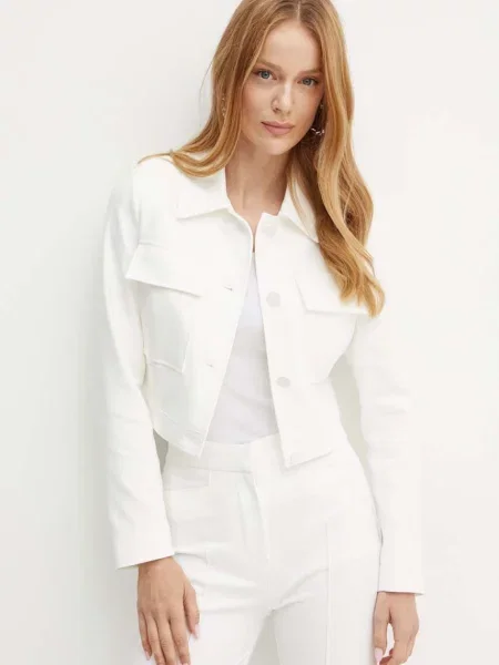 Morgan geaca VDING.F femei de tranzitie VDING.F alb