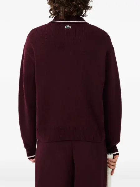 Gulerat tricou polo Lacoste roșu