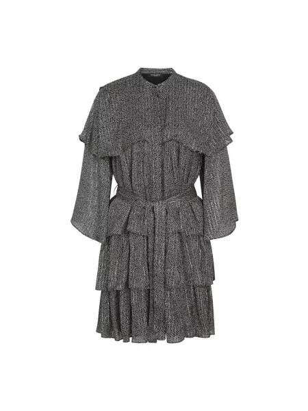 Bruuns Bazaar sukienka mini rozkloszowana czarny