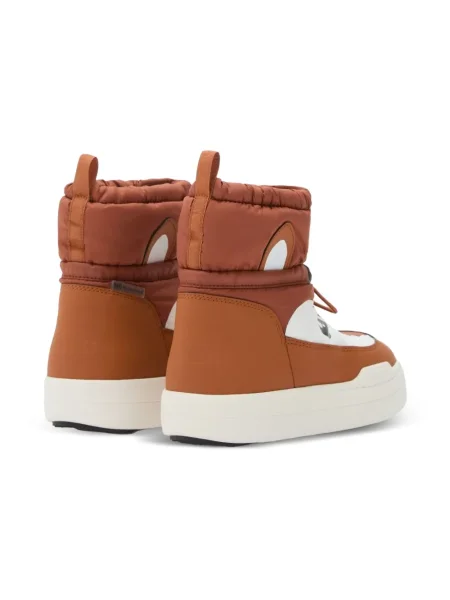 Botki dziecięce Moon Boot brązowe