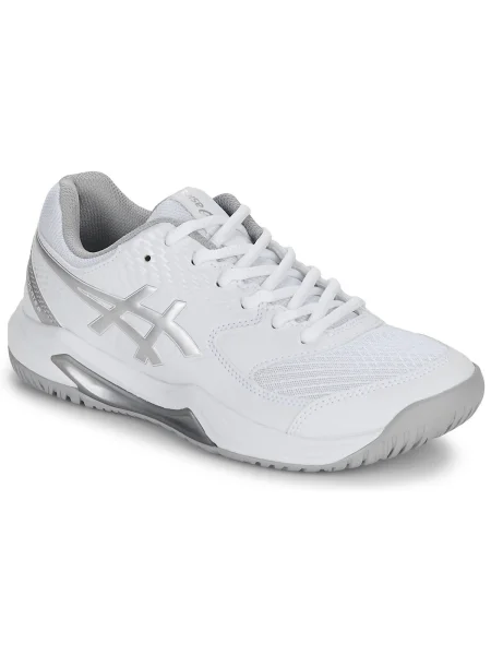 Dámske tenisové topánky ASICS Gel-Dedicate 8 W white/pure silver biela