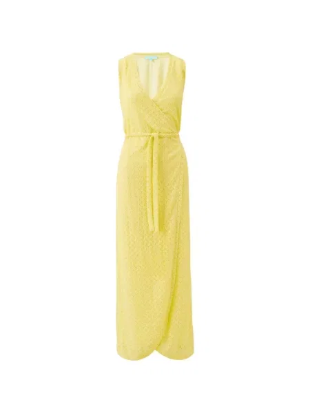 Rochie maxi Melissa Odabash plic galben