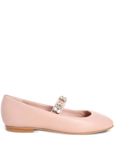 Balerini Casadei de cristal roz