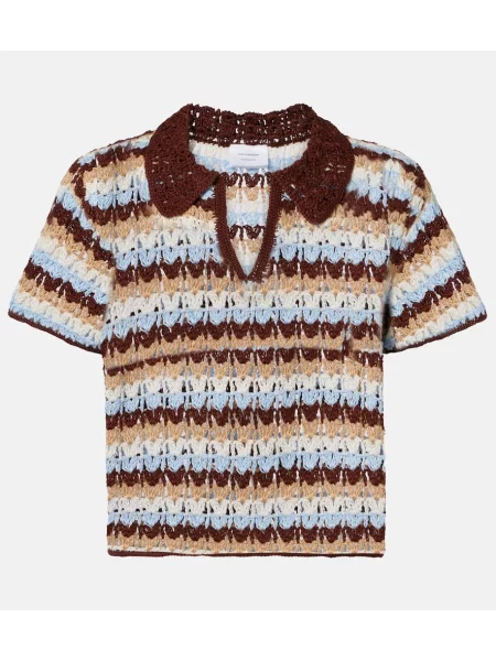 Prugasta polo majica Anna Kosturova