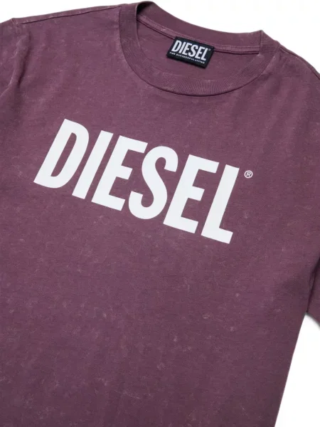 Dětské tričko Diesel fialové