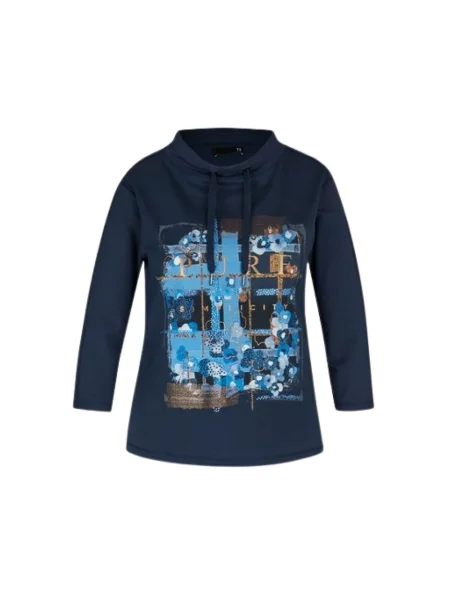 Bluza z kapturem Rabe z kapturem niebieska
