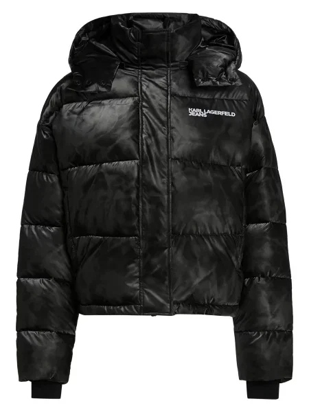 KARL LAGERFELD JEANS Geacă de iarnă negru alb