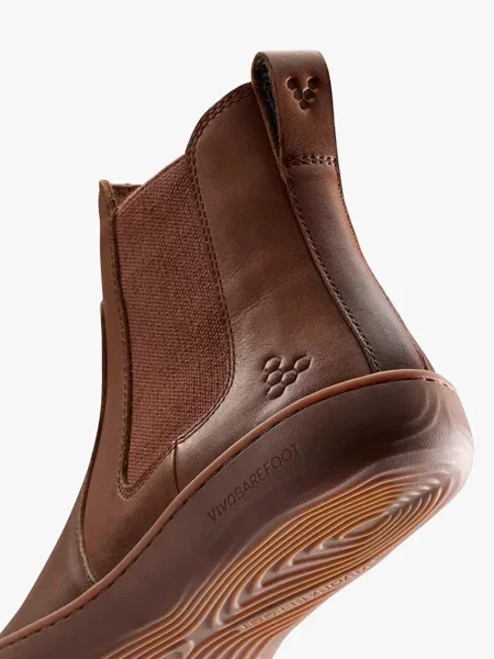 Кожаные ботинки челси Vivobarefoot