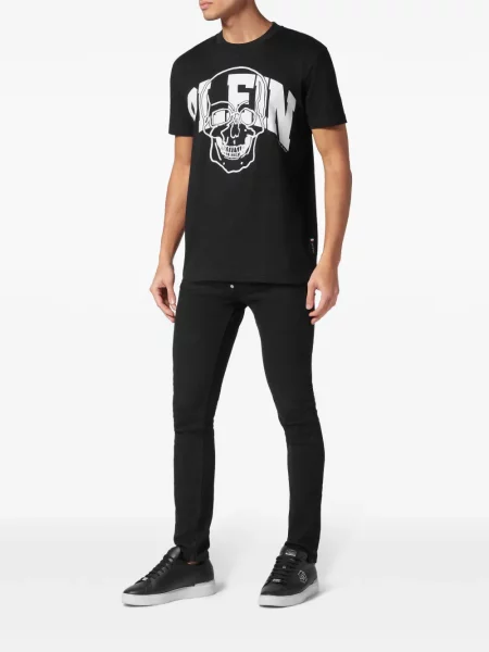 Tričko Philipp Plein s potiskem černé