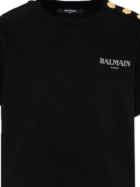 Koszulka dziecięca Balmain czarna