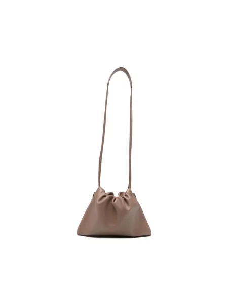 Torebka Brunello Cucinelli skórzana brązowa