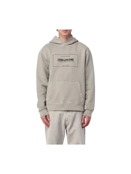 Bluza z kapturem Zadig & Voltaire z kapturem zielona