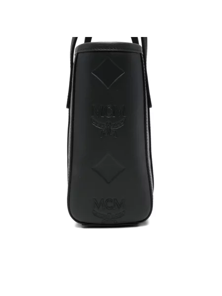 Shopperka Mcm z logo czarna