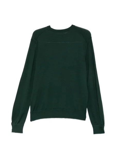 Lung pulover Tom Ford cu decolteu rotund verde