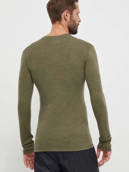 Классическое тепловое термобелье Smartwool из шерсти мериноса зеленое