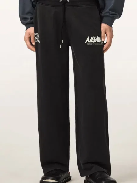 AllSaints pantaloni de trening pentru bărbați din CHROMIUM negru