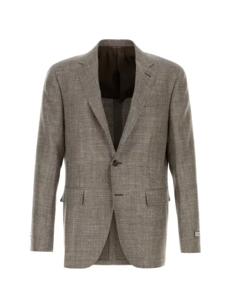 Sacou Canali cu rever maro