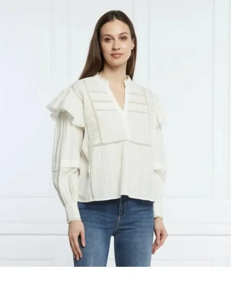 TWINSET Blúz | Relaxed fit fehér