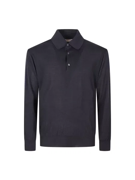 Dzianinowy sweter Herno niebieski