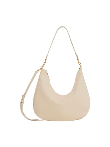 Torebka Mansur Gavriel skórzana beżowa