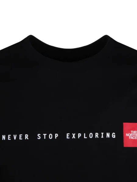 Tricou The North Face cu imagine negru