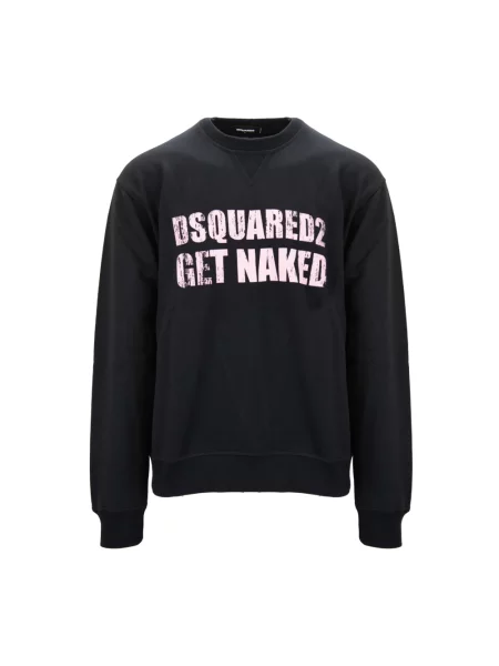 Bluza Dsquared2 z nadrukiem czarna
