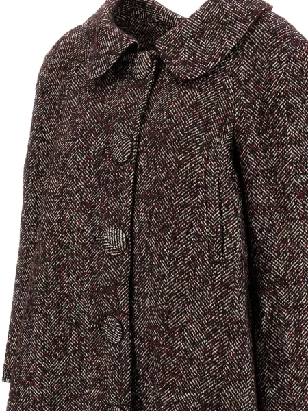 Palton Shushu/tong cu model herringbone maro