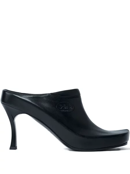 Papuci tip mules Balenciaga negru