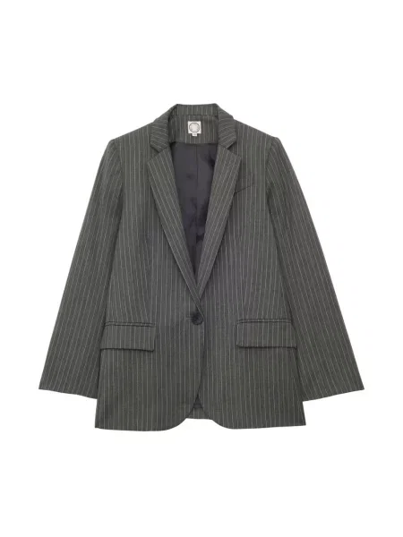 Marynarka Ines De La Fressange Paris wełniana szara