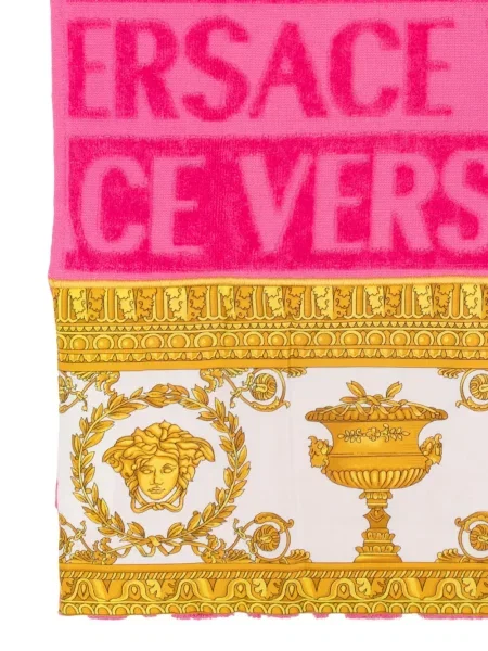 Žakardinis chalatas Versace rožinė