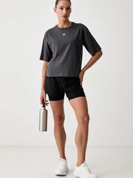 Emporio Armani tréningové tričko dámske sivá