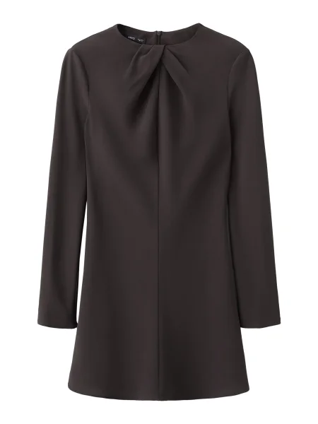 MANGO Rochie Sabi închis maro